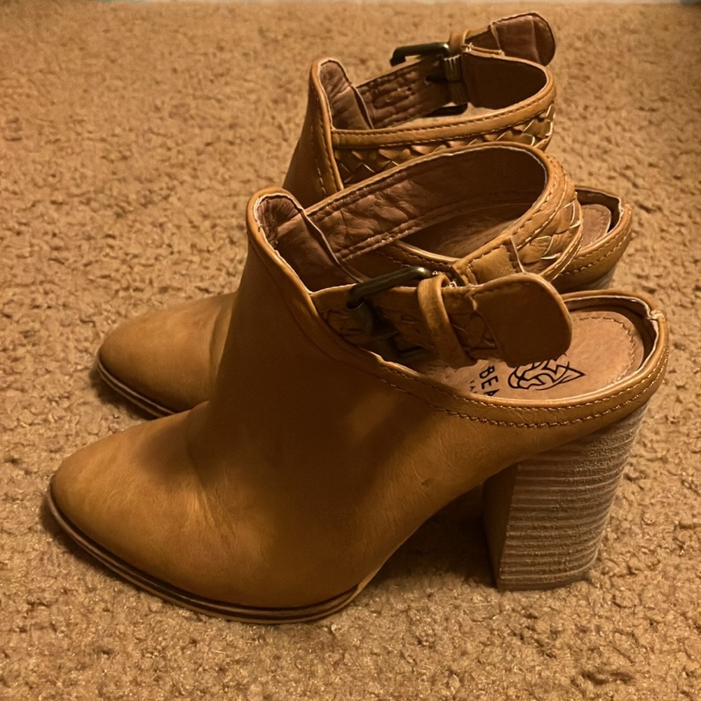 Sling-back booties